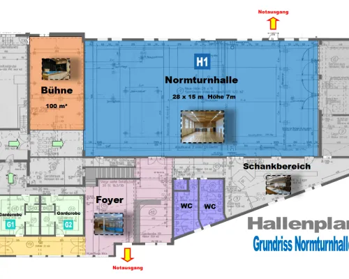 Hallenplan Normturnhalle